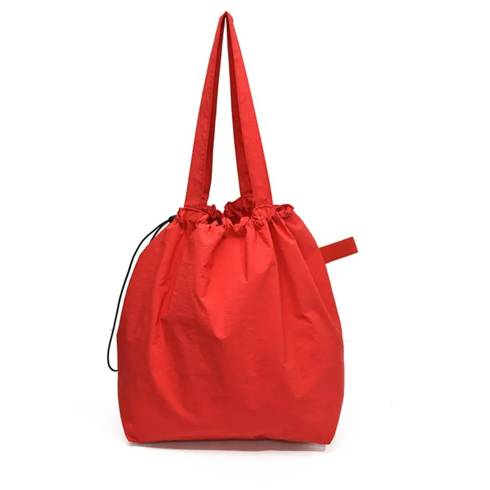 Creative Solid Color Drawstring Tote Bag Reusable Large Capacity Shopping Bag Environment-Friendly Washable Canvas Handbag Girls
Creative Solid Color Drawstring Tote Bag Reusable Large Capacity Shopping Bag Environment-Friendly Washable Canvas Handbag Girls