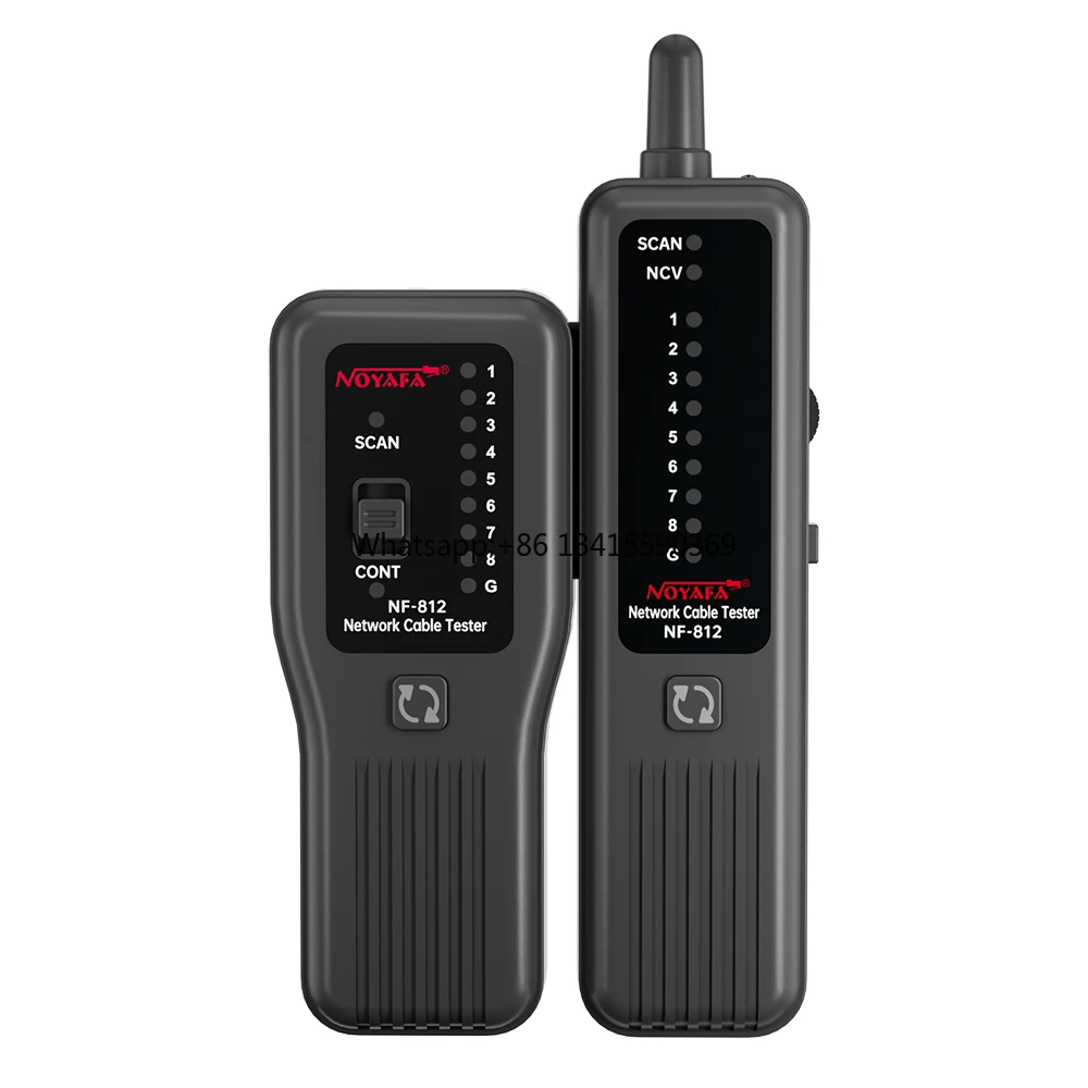 NF-812 Wholesale NEW Arrival Long Endurance RJ45 RJ11 LAN Cable Tester Anti-Burning Hunting Aligning PoE NCV
NF-812 Wholesale NEW Arrival Long Endurance RJ45 RJ11 LAN Cable Tester Anti-Burning Hunting Aligning PoE NCV