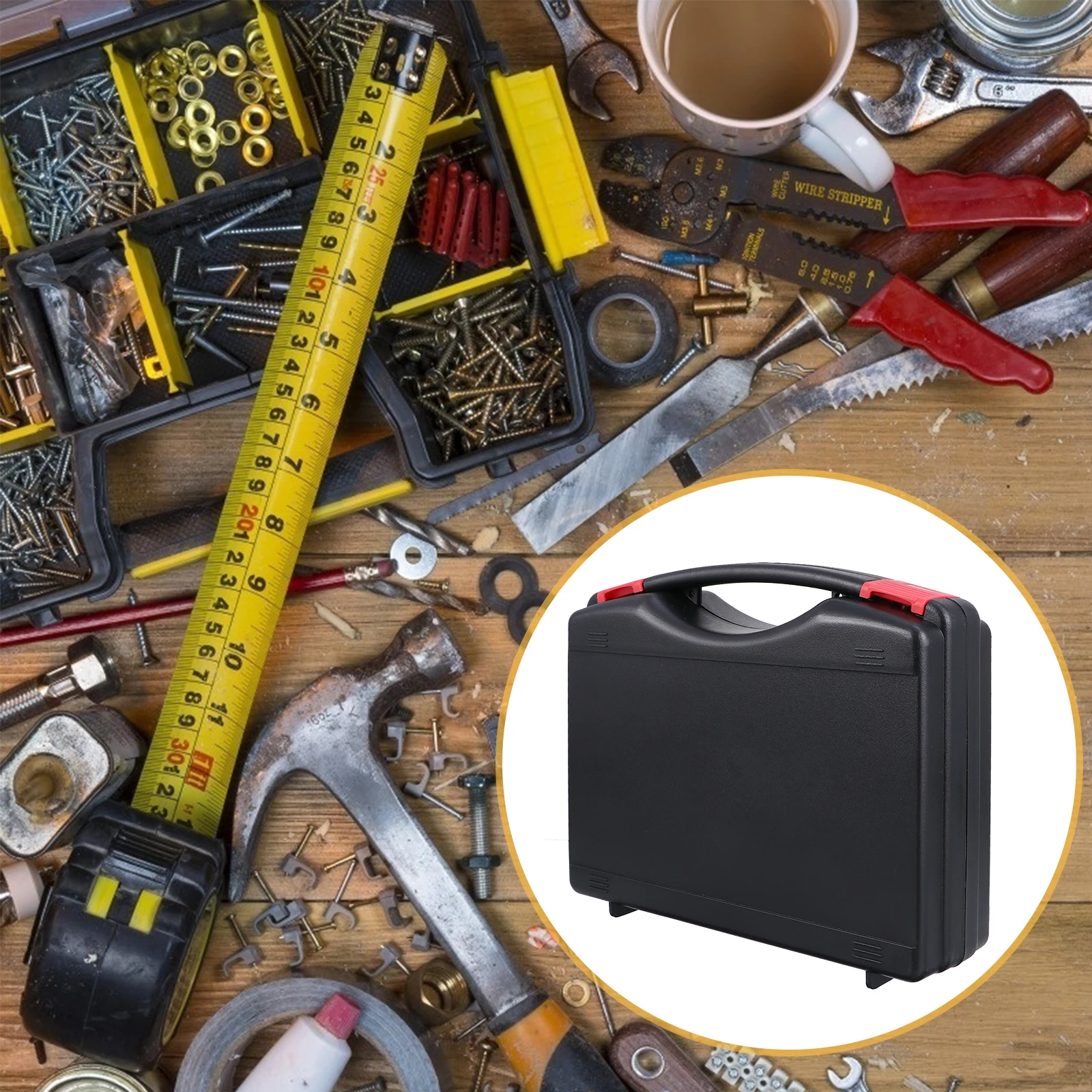 Multifunctional Plastic Toolbox Large Capacity PP Material Portable Tool Storage Case Durable Repair Box for Hand Tools
Multifunctional Plastic Toolbox Large Capacity PP Material Portable Tool Storage Case Durable Repair Box for Hand Tools
