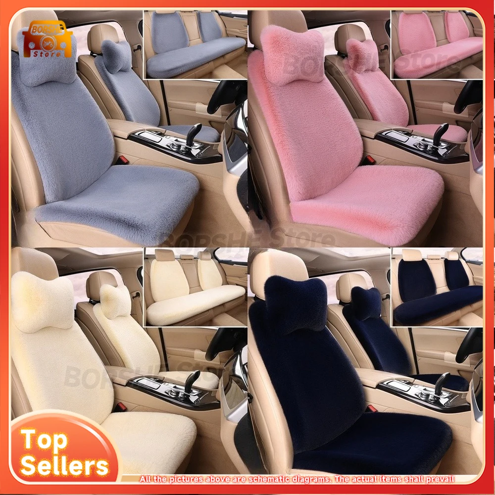 Universal Seat CoversPlush Car Seat Cushion Winter Cotton Pad Thickened Warm Seat Cover Faux Rabbit Fur Universal Slim Waist Car
Universal Seat CoversPlush Car Seat Cushion Winter Cotton Pad Thickened Warm Seat Cover Faux Rabbit Fur Universal Slim Waist Car