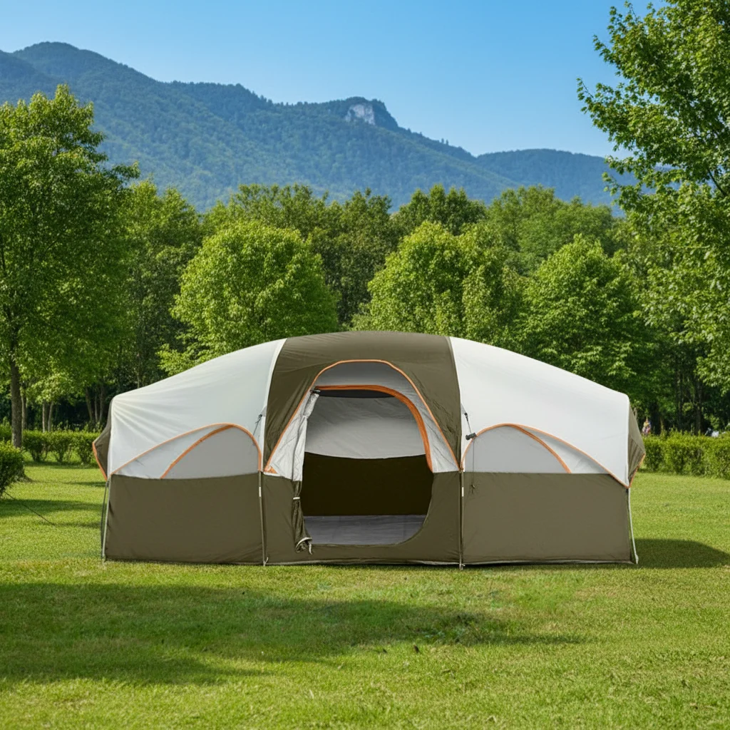 Customisable 8-Person Spacious Tent 3000mm Waterproof Camping Tent with Large Windows Double Layer Design for Family Camping
Customisable 8-Person Spacious Tent 3000mm Waterproof Camping Tent with Large Windows Double Layer Design for Family Camping