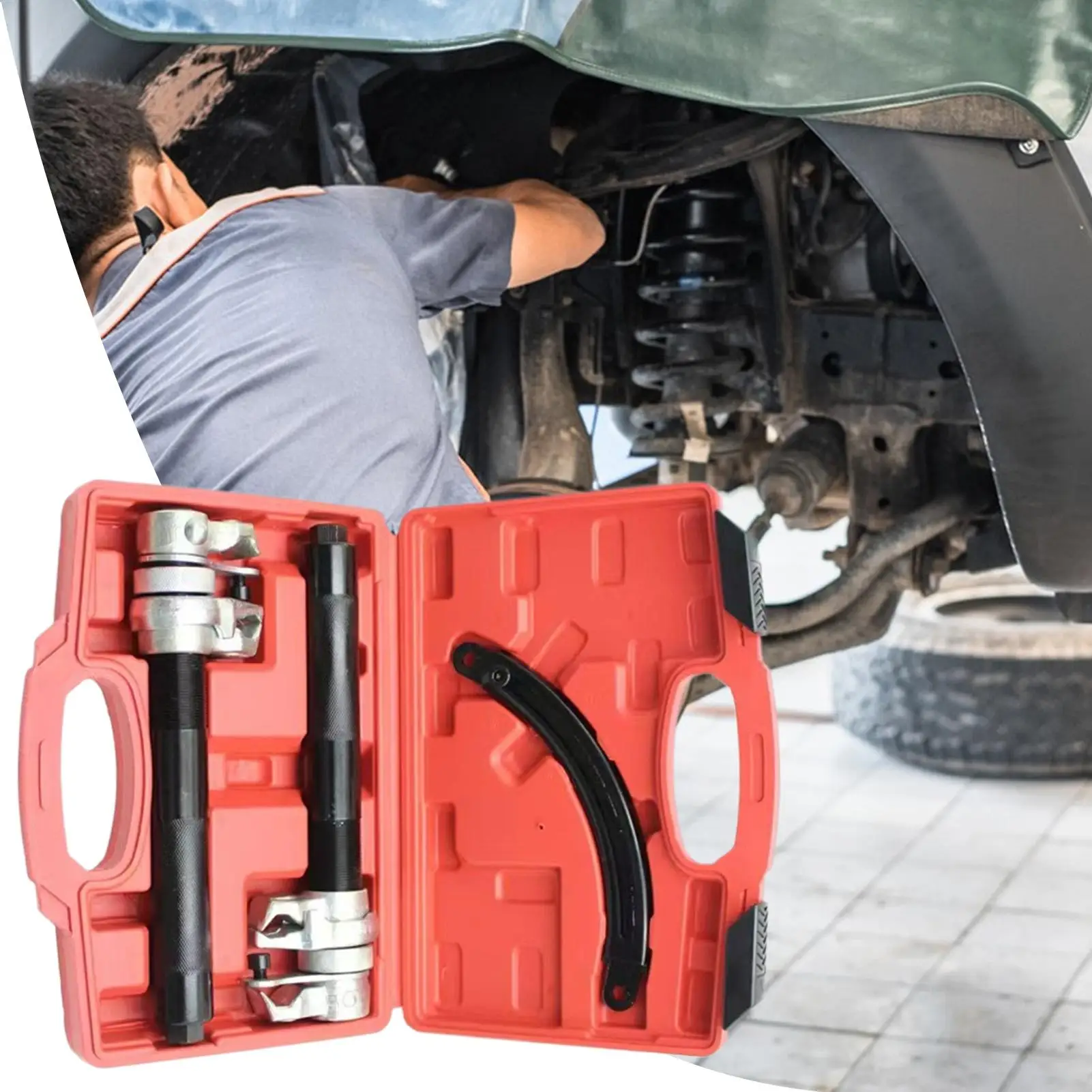 Spring Compressor Tool Automotive Strut Compressor Tool Set Safety-locked Repair Gadgets For Engine Parts Brake Steering
Spring Compressor Tool Automotive Strut Compressor Tool Set Safety-locked Repair Gadgets For Engine Parts Brake Steering