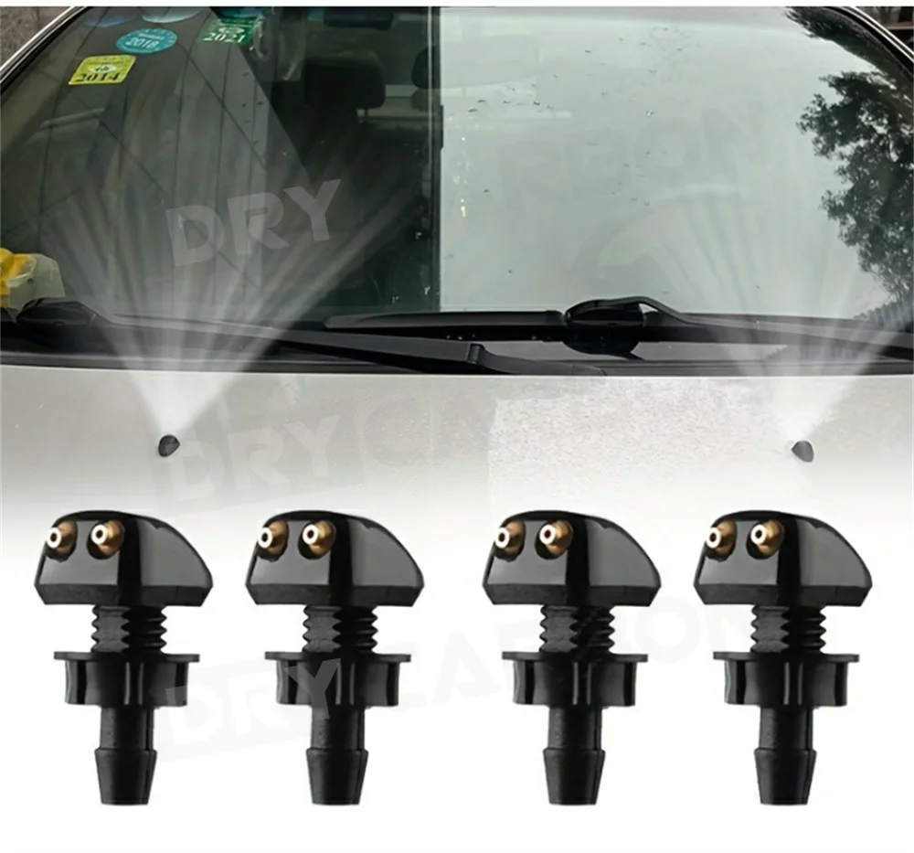 2Pcs Car Windshield Wiper Washer Spray Nozzle Fits Most Car Models Car Dual Holes Windshield Washer Nozzle Water Spray
2Pcs Car Windshield Wiper Washer Spray Nozzle Fits Most Car Models Car Dual Holes Windshield Washer Nozzle Water Spray