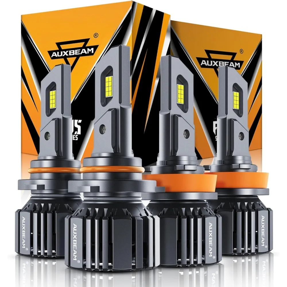 9005 H11 Combo Bulbs, 40000LM 600% Brighter 9005 H11 Fog Light Bulbs, 6500K White 9005 H11 Bulbs with Five-Layer Cooling System
9005 H11 Combo Bulbs, 40000LM 600% Brighter 9005 H11 Fog Light Bulbs, 6500K White 9005 H11 Bulbs with Five-Layer Cooling System