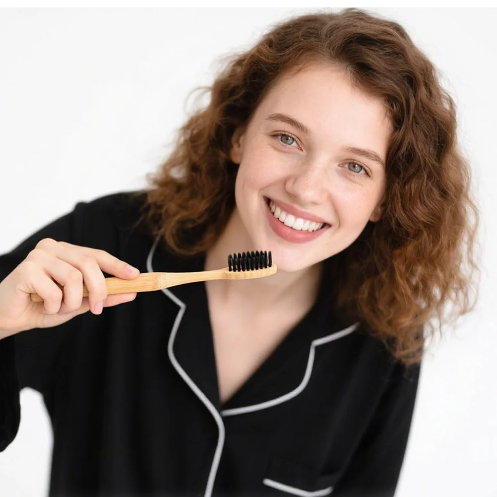 5/10Pcs Bamboo Toothbrush Eco-Friendly Product Vegan Tooth Brush Rainbow Black Wooden Soft Fibre Adults Travel Set For Oral Care
5/10Pcs Bamboo Toothbrush Eco-Friendly Product Vegan Tooth Brush Rainbow Black Wooden Soft Fibre Adults Travel Set For Oral Care
