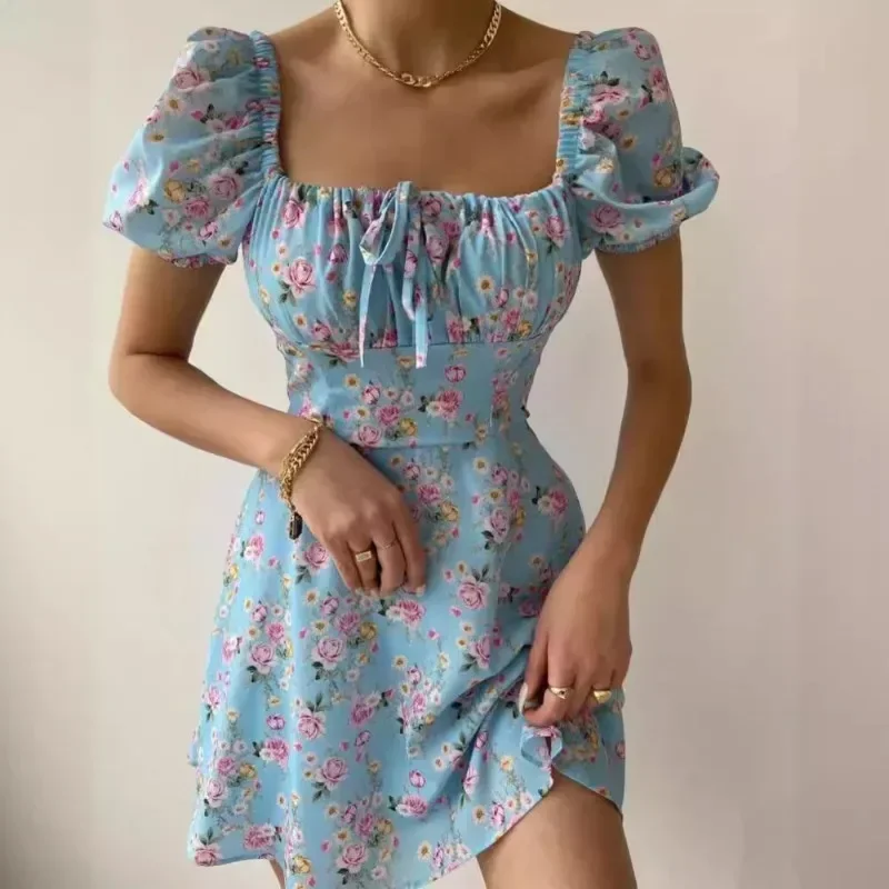 Spring Summer Mini Dress Casual Floral Party Dress Elegant Short Sleeve Fairy Dresses for Women Sweet Clothing Korean Vestidos
Spring Summer Mini Dress Casual Floral Party Dress Elegant Short Sleeve Fairy Dresses for Women Sweet Clothing Korean Vestidos