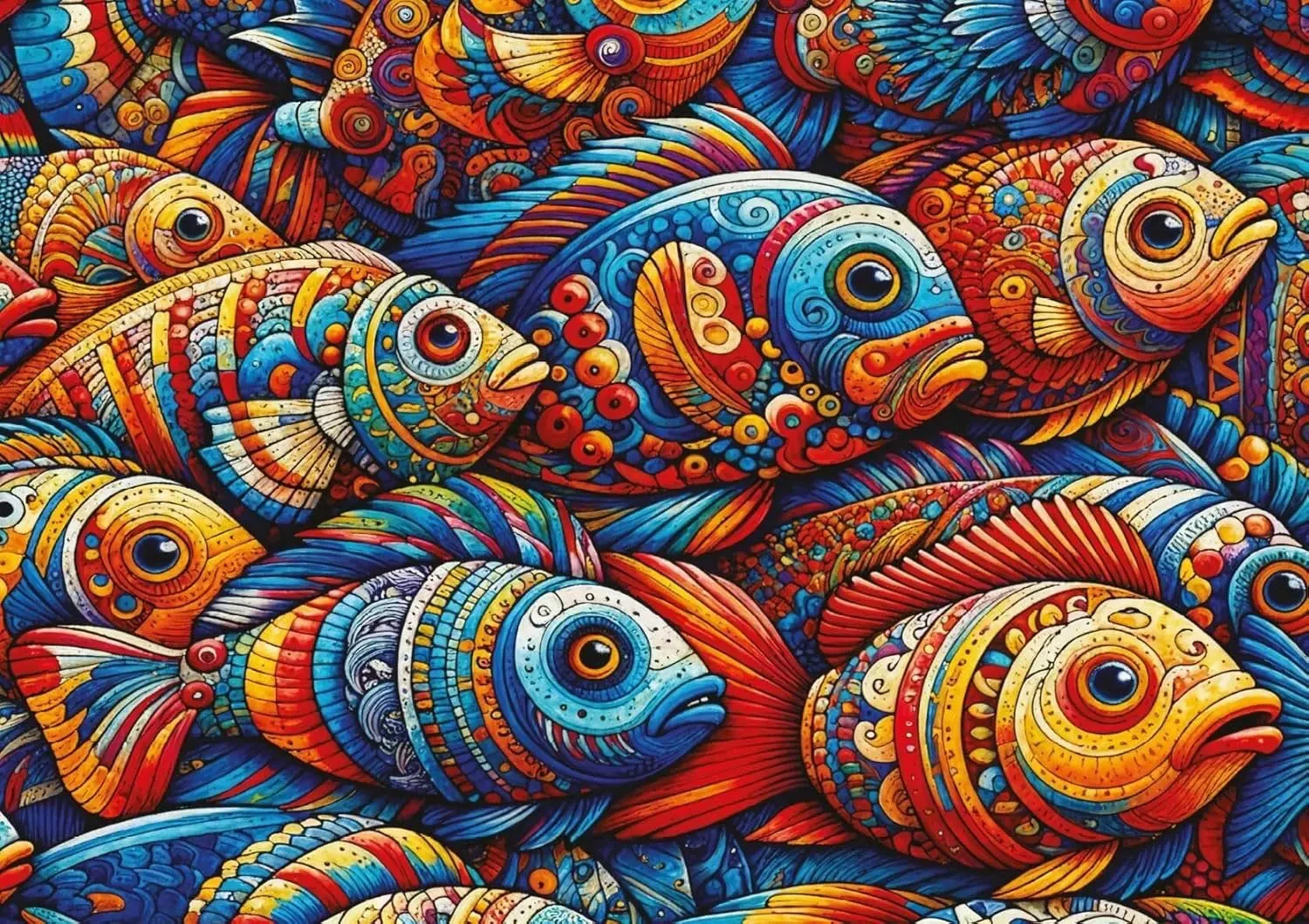 Jigsaw Puzzle 1000 Pieces Mosaic Fish Puzzle Home Decor for Adults Game Family Fun Puzzles Educational Toys for Kids
Jigsaw Puzzle 1000 Pieces Mosaic Fish Puzzle Home Decor for Adults Game Family Fun Puzzles Educational Toys for Kids