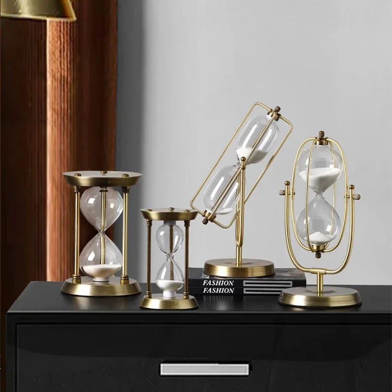 Creative metal hourglass timer ornaments, brushing teeth for 30 minutes and 60 minutes, European style study office soft decorat
Creative metal hourglass timer ornaments, brushing teeth for 30 minutes and 60 minutes, European style study office soft decorat
