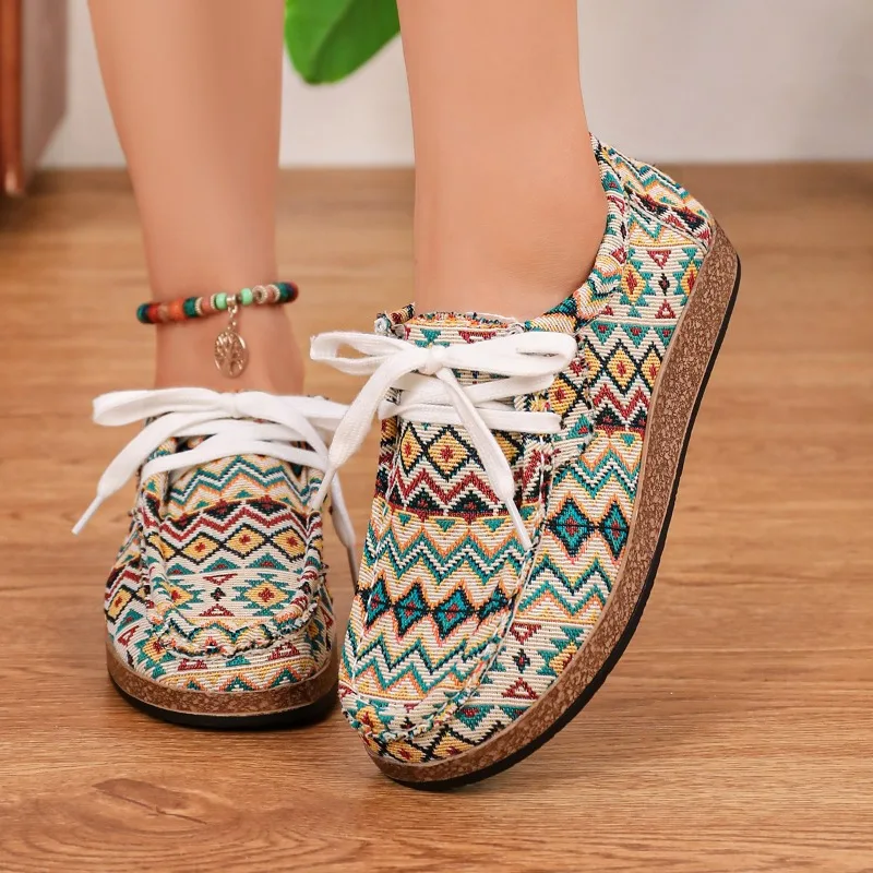 Women Sneakers 2026 New Hot Sale Soft Soled Loafers Fashion Geometric Pattern Designer Shoes Comfort Lightweight Sports Shoes
Women Sneakers 2026 New Hot Sale Soft Soled Loafers Fashion Geometric Pattern Designer Shoes Comfort Lightweight Sports Shoes