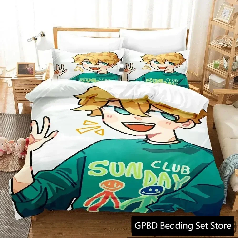 3D Print Tommyinnit Sunday Club Bedding Set Duvet Cover Bed Set Quilt Cover Pillowcase Comforter king Queen Size Boys Adult
3D Print Tommyinnit Sunday Club Bedding Set Duvet Cover Bed Set Quilt Cover Pillowcase Comforter king Queen Size Boys Adult