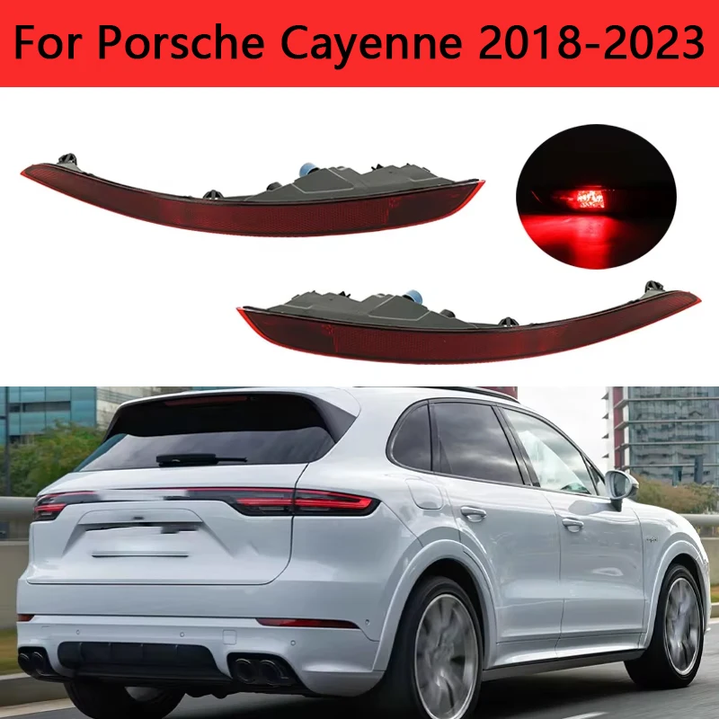 For Porsche Cayenne 2018-2023 Car Rear Bumper Reflector Light Brake Light With Bulbs Brake Lamp Assembly 9Y0945725A 9Y0945726A
For Porsche Cayenne 2018-2023 Car Rear Bumper Reflector Light Brake Light With Bulbs Brake Lamp Assembly 9Y0945725A 9Y0945726A