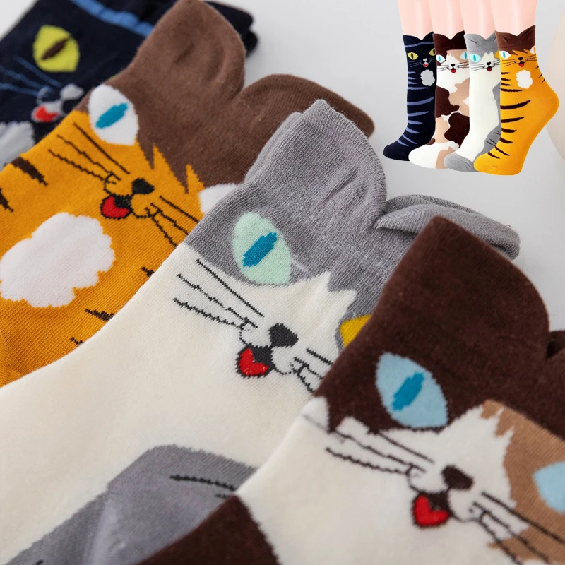 4Pairs Cartoon Kawaii Women Cat Print Short Socks Cute Animal Patterned Cotton Ankle Socks Student Dog Printed Socks Female
4Pairs Cartoon Kawaii Women Cat Print Short Socks Cute Animal Patterned Cotton Ankle Socks Student Dog Printed Socks Female