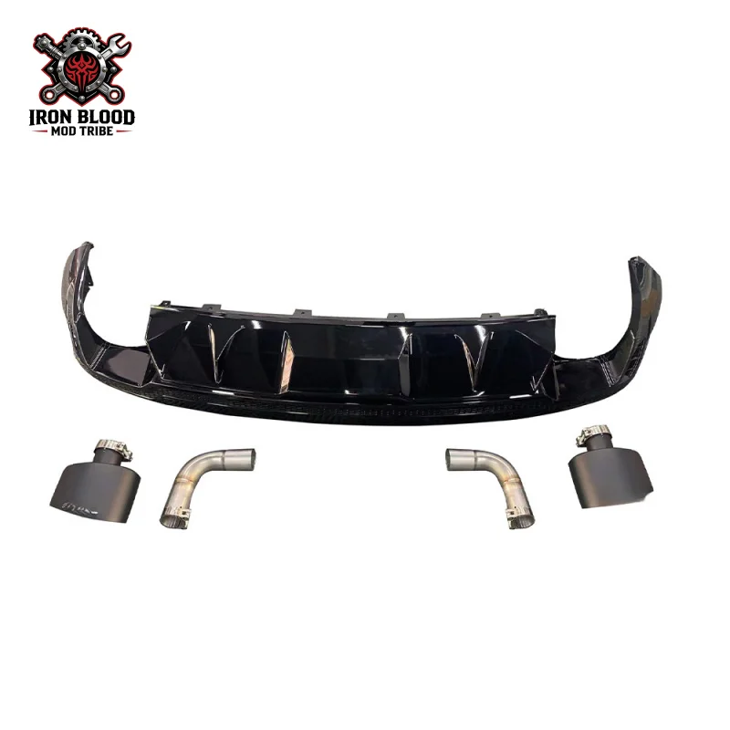 Suitable for 2021-2023 Audi Q5L modified models, with large exhaust tip featuring the MTM logo, black warrior rear lip
Suitable for 2021-2023 Audi Q5L modified models, with large exhaust tip featuring the MTM logo, black warrior rear lip