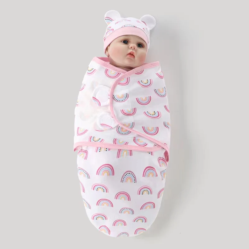Pure cotton skin-friendly newborn baby wrap, easy to wear with, easy to change diapers, with a cap, give baby more protection
Pure cotton skin-friendly newborn baby wrap, easy to wear with, easy to change diapers, with a cap, give baby more protection