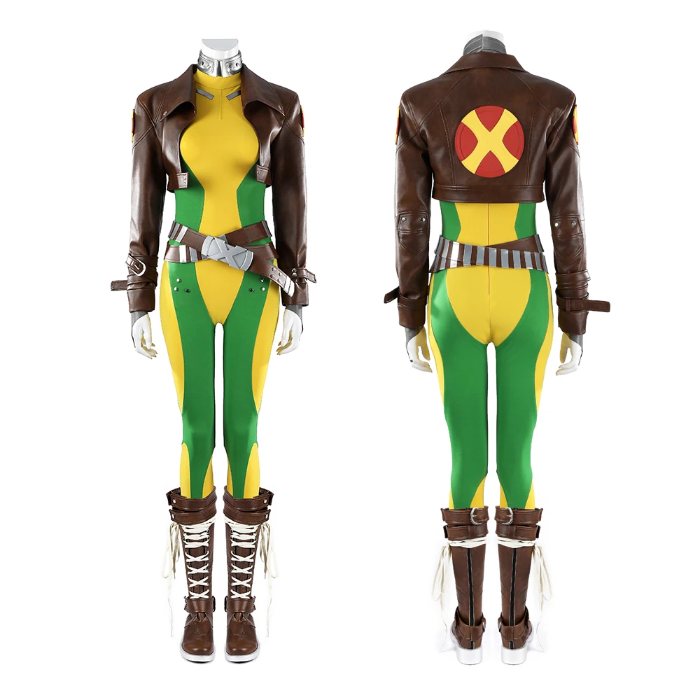 Rivals Rogue Mary Cosplay Costume Anna Marie Jumpsuit Coat Leather Battle Suit Female Bodysuits Women Halloween Outfits
Rivals Rogue Mary Cosplay Costume Anna Marie Jumpsuit Coat Leather Battle Suit Female Bodysuits Women Halloween Outfits