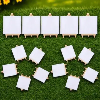 15Sets Mini Oil Painting Frames Canvas Easels Wooden Sketchpad Holder for Canvas Painting Art Projects Paint Stands for Canvases
15Sets Mini Oil Painting Frames Canvas Easels Wooden Sketchpad Holder for Canvas Painting Art Projects Paint Stands for Canvases