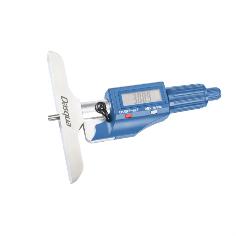 Dasqua 0-150mm Digital Depth Micrometer With Ratchet Stop Metric/Inch Conversion
Dasqua 0-150mm Digital Depth Micrometer With Ratchet Stop Metric/Inch Conversion