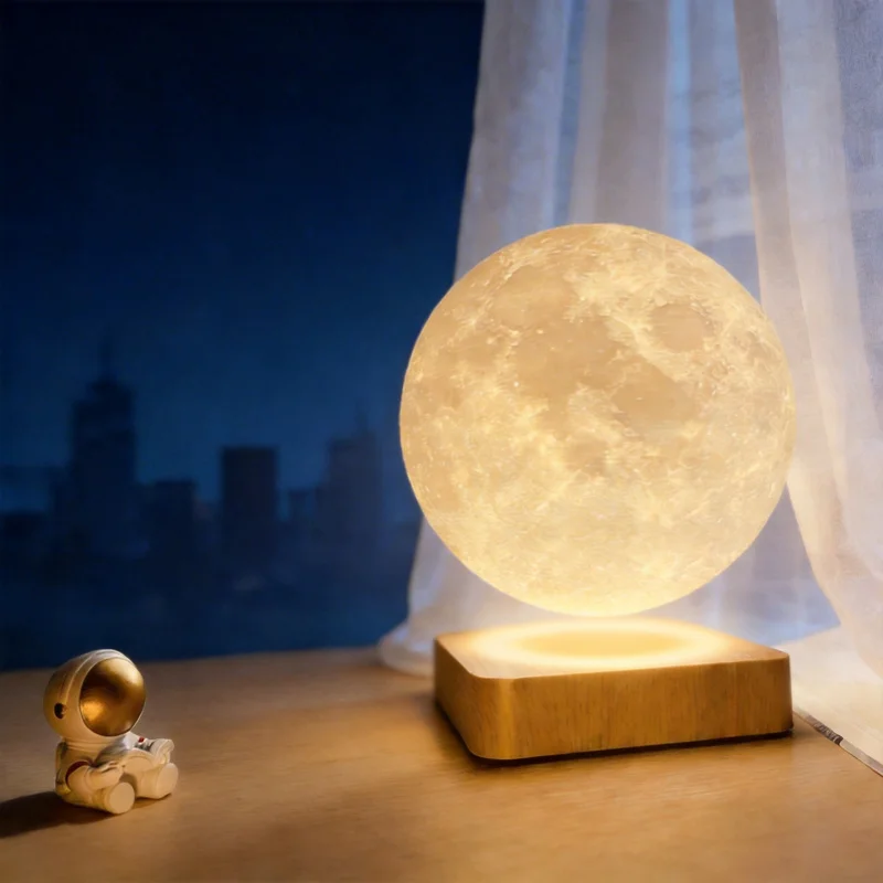 Magnetic Levitation Moon Lamp 3D Printed Moon Lamp Bedside Decoration Internet-Famous Bedroom Table Lamp Qixi Festival Gift for
Magnetic Levitation Moon Lamp 3D Printed Moon Lamp Bedside Decoration Internet-Famous Bedroom Table Lamp Qixi Festival Gift for