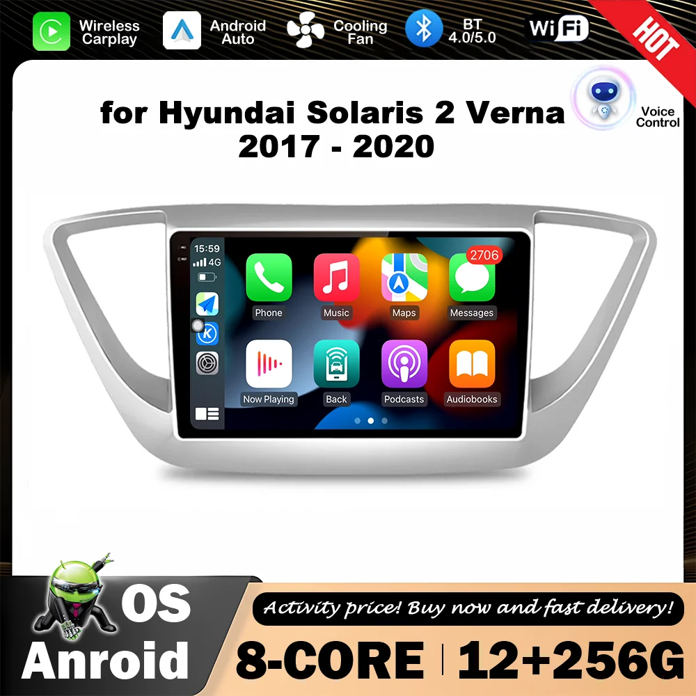 9 inch Car Radio Player for Hyundai Solaris 2 Verna 2017 - 2020 Android OS WiFi Bluetooth HD Screen Carpaly GPS Navigation
9 inch Car Radio Player for Hyundai Solaris 2 Verna 2017 - 2020 Android OS WiFi Bluetooth HD Screen Carpaly GPS Navigation