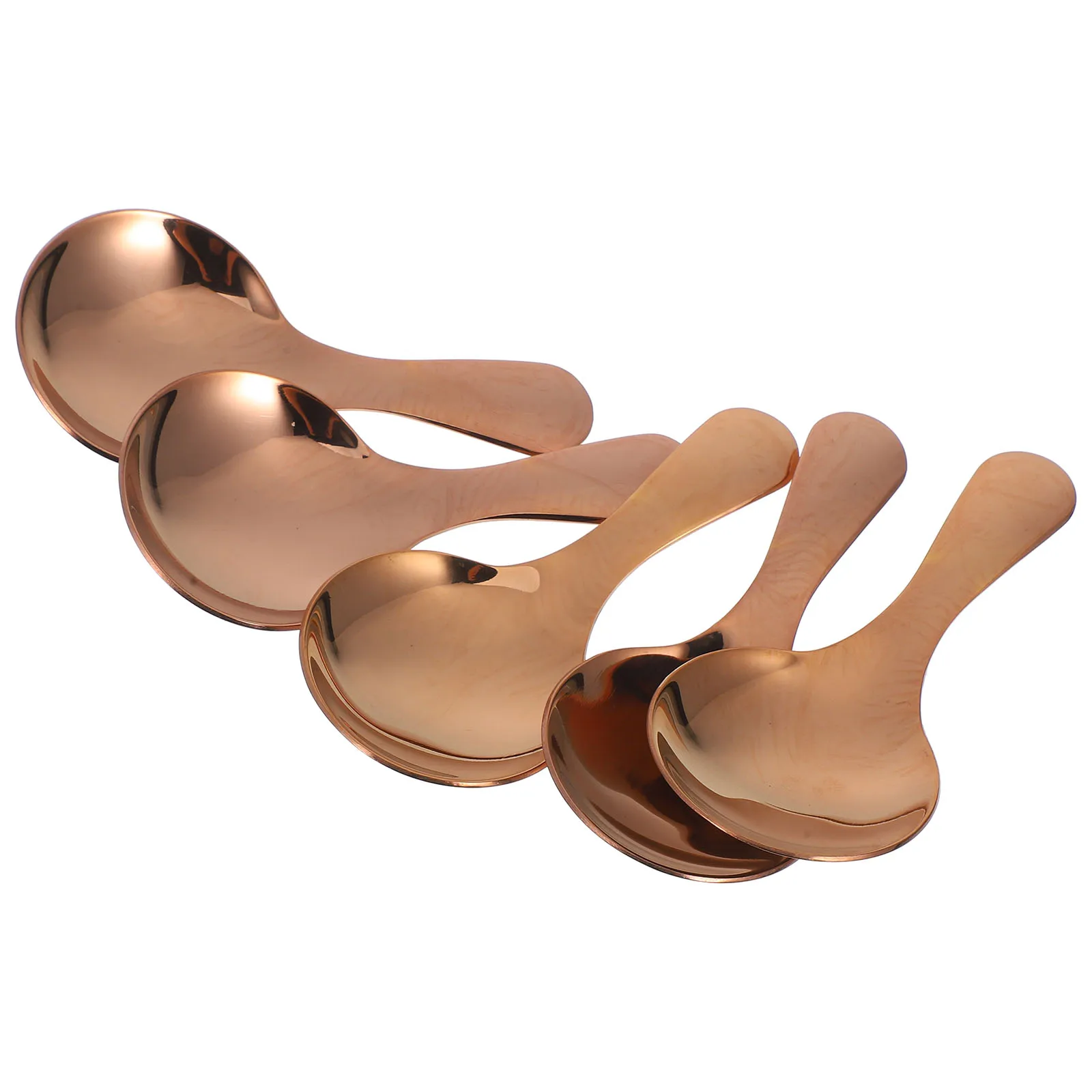 5 pcs Stainless Spoon Thickened Scoops for Salt Tea Coffee Mini Scooper Sugar Candy Teaching Sugar Scooper Equipment
5 pcs Stainless Spoon Thickened Scoops for Salt Tea Coffee Mini Scooper Sugar Candy Teaching Sugar Scooper Equipment