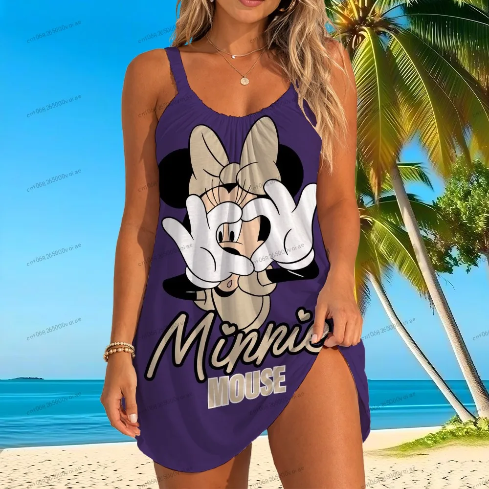 Женское пляжное платье-слинг Disney Minnie Mouse, платье в горошек, новые платья 2026, милые праздничные платья для женщин, очаровательные летние наряды
Женское пляжное платье-слинг Disney Minnie Mouse, платье в горошек, новые платья 2026, милые праздничные платья для женщин, очаровательные летние наряды
