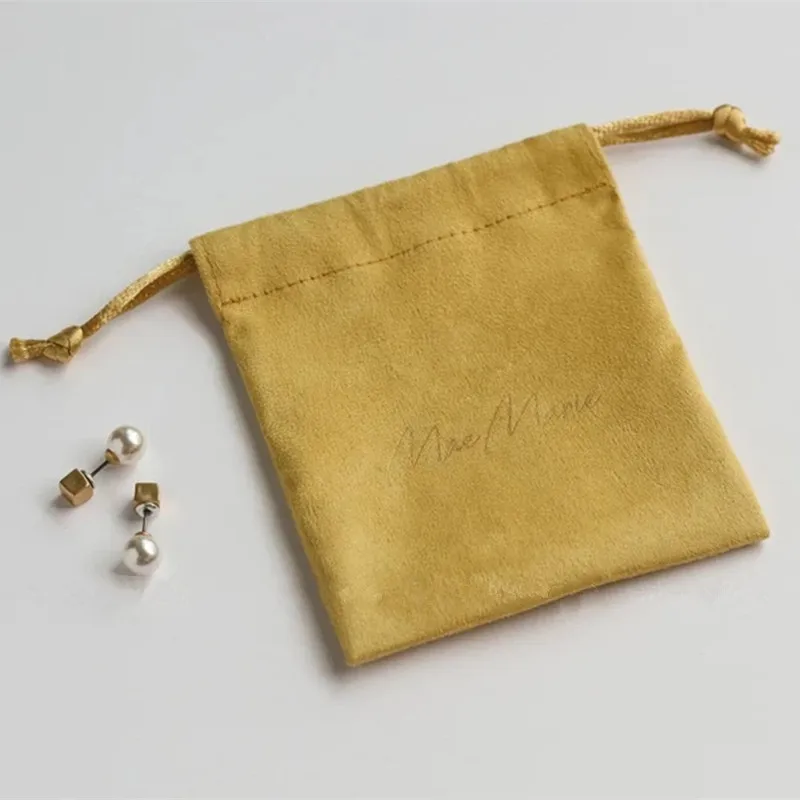 50 jewelry packaging bags personalized logo print drawstring bags custom pouches chic wedding favor bags Yellow flannel bags
50 jewelry packaging bags personalized logo print drawstring bags custom pouches chic wedding favor bags Yellow flannel bags