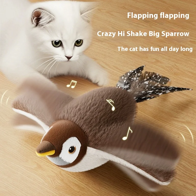 Interactive Cat Toy Flapping Bird with Catnip Rechargeable Simulation Bird Cat Toys Touch Activated Fluffy Plush Toys for Cats
Interactive Cat Toy Flapping Bird with Catnip Rechargeable Simulation Bird Cat Toys Touch Activated Fluffy Plush Toys for Cats