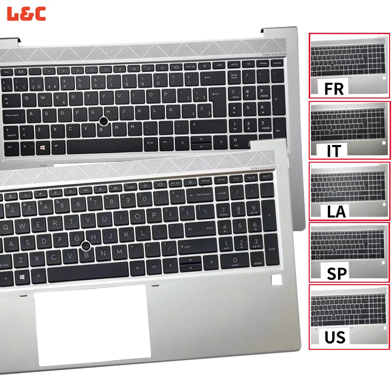 Новинка для Elitebook 850 855 750 755 G7 G8 US/UK/FR/SP/LA/IT/JP, верхняя крышка упора для рук с подсветкой, запасные части для компьютера
Новинка для Elitebook 850 855 750 755 G7 G8 US/UK/FR/SP/LA/IT/JP, верхняя крышка упора для рук с подсветкой, запасные части для компьютера