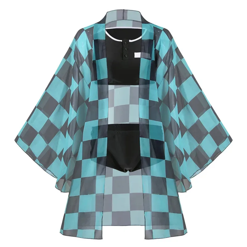 Feminino Demon Kamado Tanjirou Shinobu Kochou Umbrella Bikini Аниме Купальник Летние костюмы для косплея; 5'b,8.v;
Feminino Demon Kamado Tanjirou Shinobu Kochou Umbrella Bikini Аниме Купальник Летние костюмы для косплея; 5'b,8.v;