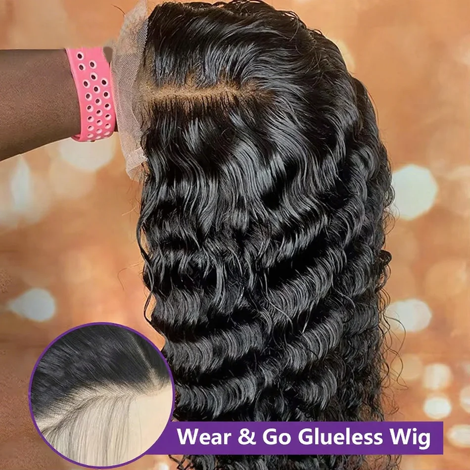 Glueless Deep Wave Lace Front Wig Curly 13x6 HD Lace Frontal Wig Human Hair Wear Go 7x5 HD Transparent Lace Closure Wig on Sale
Glueless Deep Wave Lace Front Wig Curly 13x6 HD Lace Frontal Wig Human Hair Wear Go 7x5 HD Transparent Lace Closure Wig on Sale