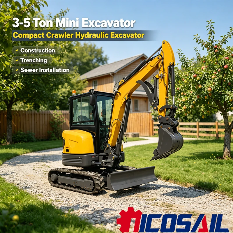 3 Ton Mini Excavator Compact Crawler Hydraulic Excavator OEM Customizable for Construction Road Work
3 Ton Mini Excavator Compact Crawler Hydraulic Excavator OEM Customizable for Construction Road Work