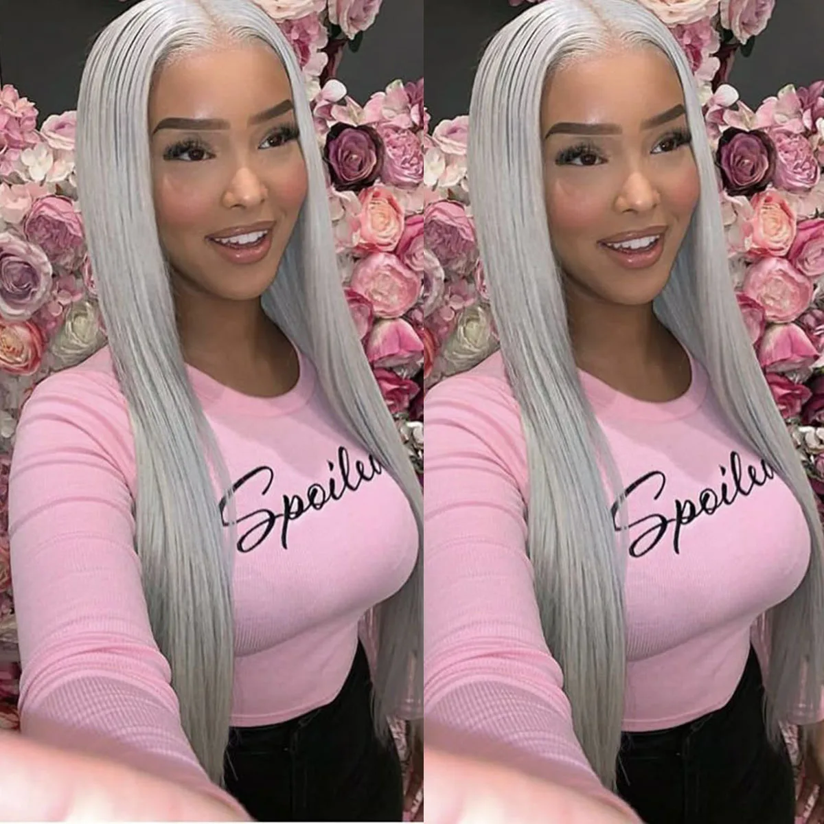250 Density Silver Grey Straight Colored Human Hair Wigs 42 Inch Pre Plucked 13x6 Hd Lace Frontal Wig For Women Brazilian Hair
250 Density Silver Grey Straight Colored Human Hair Wigs 42 Inch Pre Plucked 13x6 Hd Lace Frontal Wig For Women Brazilian Hair