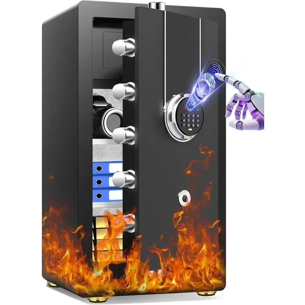Large Heavy Duty Biometric Safe Box with Fingerprint and Keypad Access
Large Heavy Duty Biometric Safe Box with Fingerprint and Keypad Access