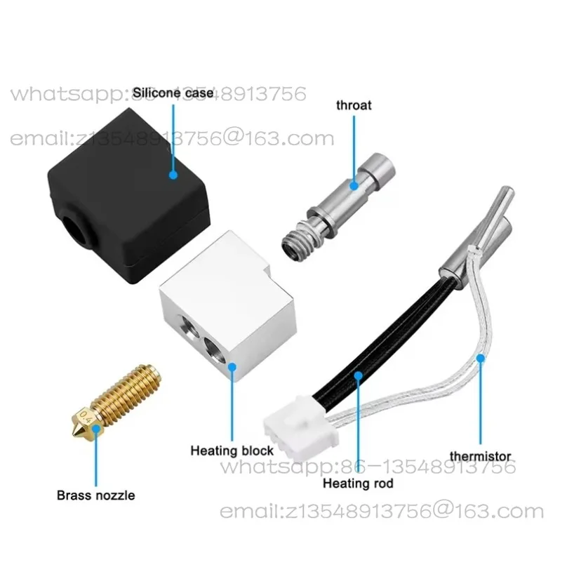 3D printer accessories bimetal S1C high temperature hot end extrusion head brass nozzle, factory direct sales
3D printer accessories bimetal S1C high temperature hot end extrusion head brass nozzle, factory direct sales