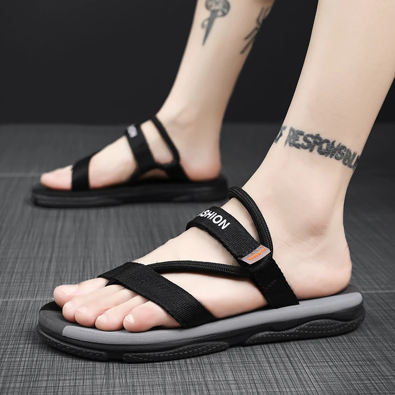 Мужские повседневные сандалии на плоской подошве, уличная пляжная обувь для воды, 2024, мужские летние сандалии, удобные модные домашние туфли на плоской подошве, нескользящая обувь с запахом на щиколотке
Мужские повседневные сандалии на плоской подошве, уличная пляжная обувь для воды, 2024, мужские летние сандалии, удобные модные домашние туфли на плоской подошве, нескользящая обувь с запахом на щиколотке
