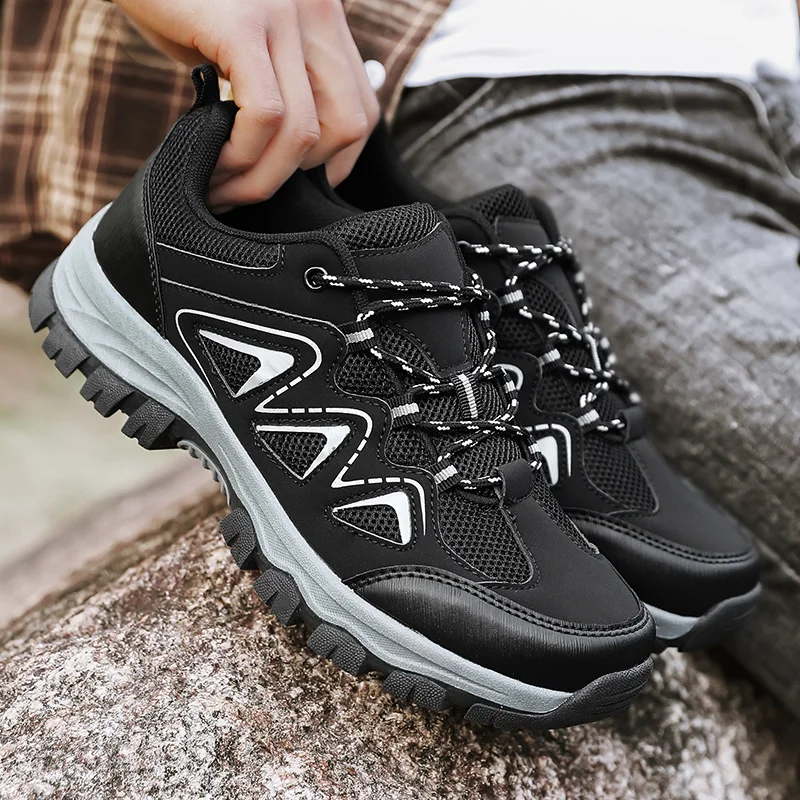 Anti Skid Shoes Men 2025 Waterproof Outdoor Hiking Shoes for Men Non Slip Winter Trekking Boots Durable Trail Running Shoes
Anti Skid Shoes Men 2025 Waterproof Outdoor Hiking Shoes for Men Non Slip Winter Trekking Boots Durable Trail Running Shoes