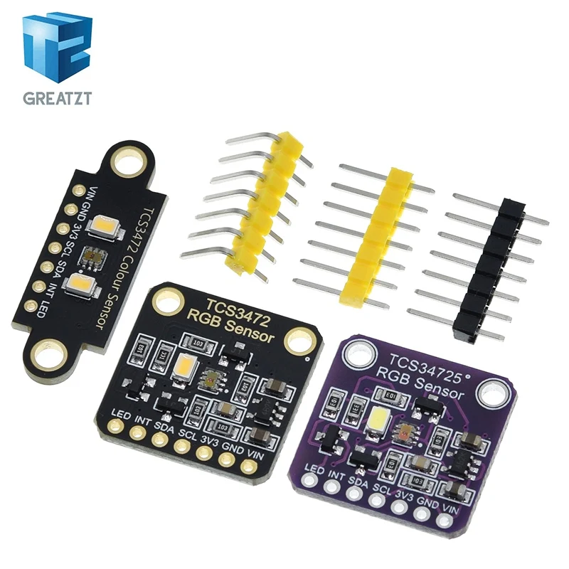 TZT TCS34725 Color Sensor Recognition Module RGB Development Board IIC For Arduino STM32
TZT TCS34725 Color Sensor Recognition Module RGB Development Board IIC For Arduino STM32