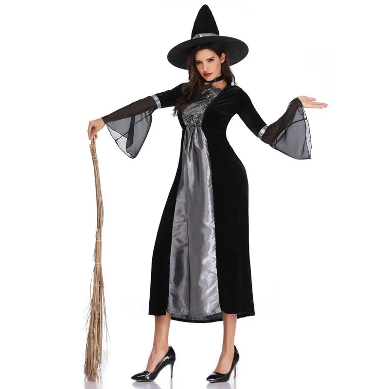Adult Halloween Witch Costume Evil Master Role Play Outfit Women's Traditional Ethnic Stage Clothing 31%-50% Content
Adult Halloween Witch Costume Evil Master Role Play Outfit Women's Traditional Ethnic Stage Clothing 31%-50% Content