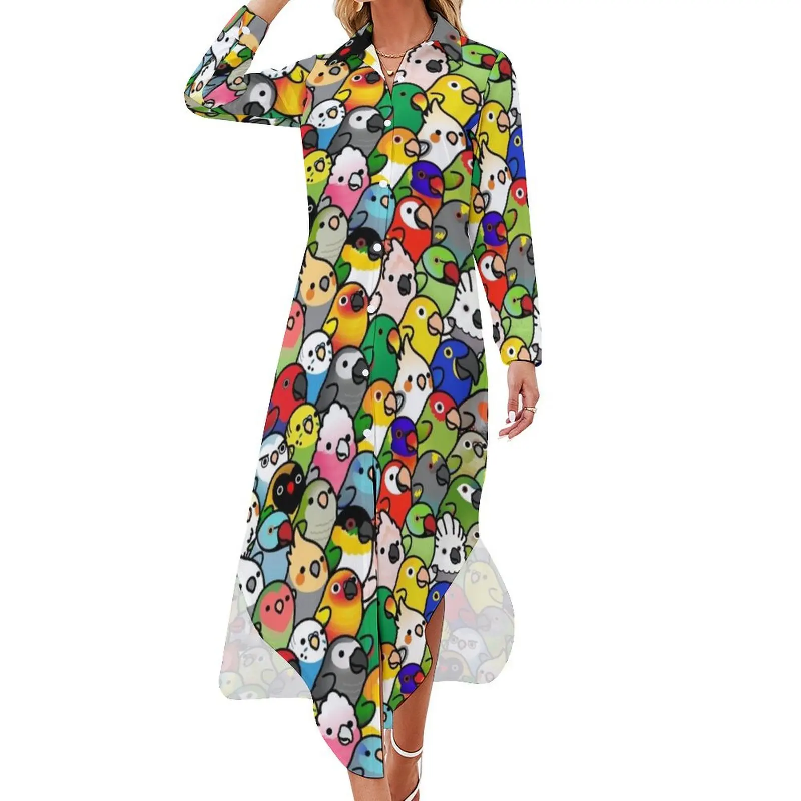 Everybirdy Pattern 2023 Long Sleeved Shirt Dress Female clothing dresses women summer 2024 dresses for woman
Everybirdy Pattern 2023 Long Sleeved Shirt Dress Female clothing dresses women summer 2024 dresses for woman