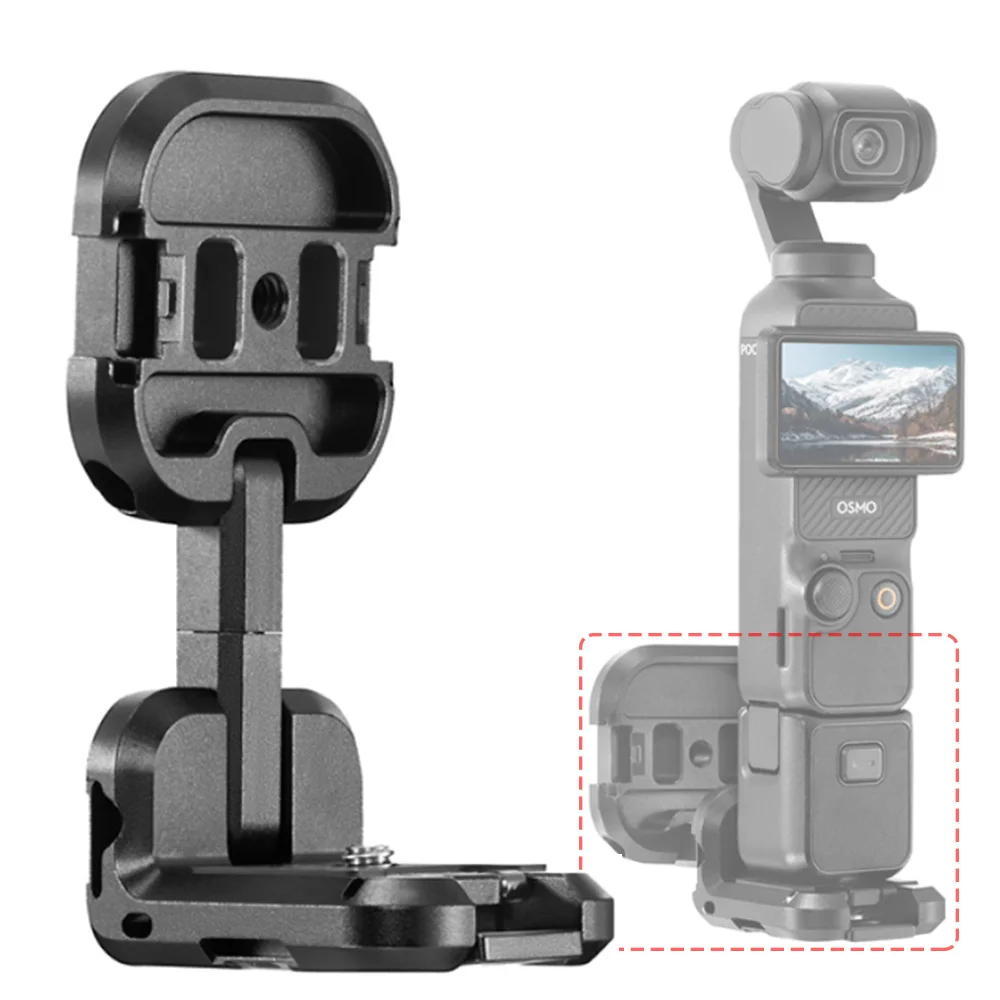 L-shaped Expansion Bracket for DJI Pocket 3 Holder Adapter Base Action Camera Support Accessories
L-shaped Expansion Bracket for DJI Pocket 3 Holder Adapter Base Action Camera Support Accessories