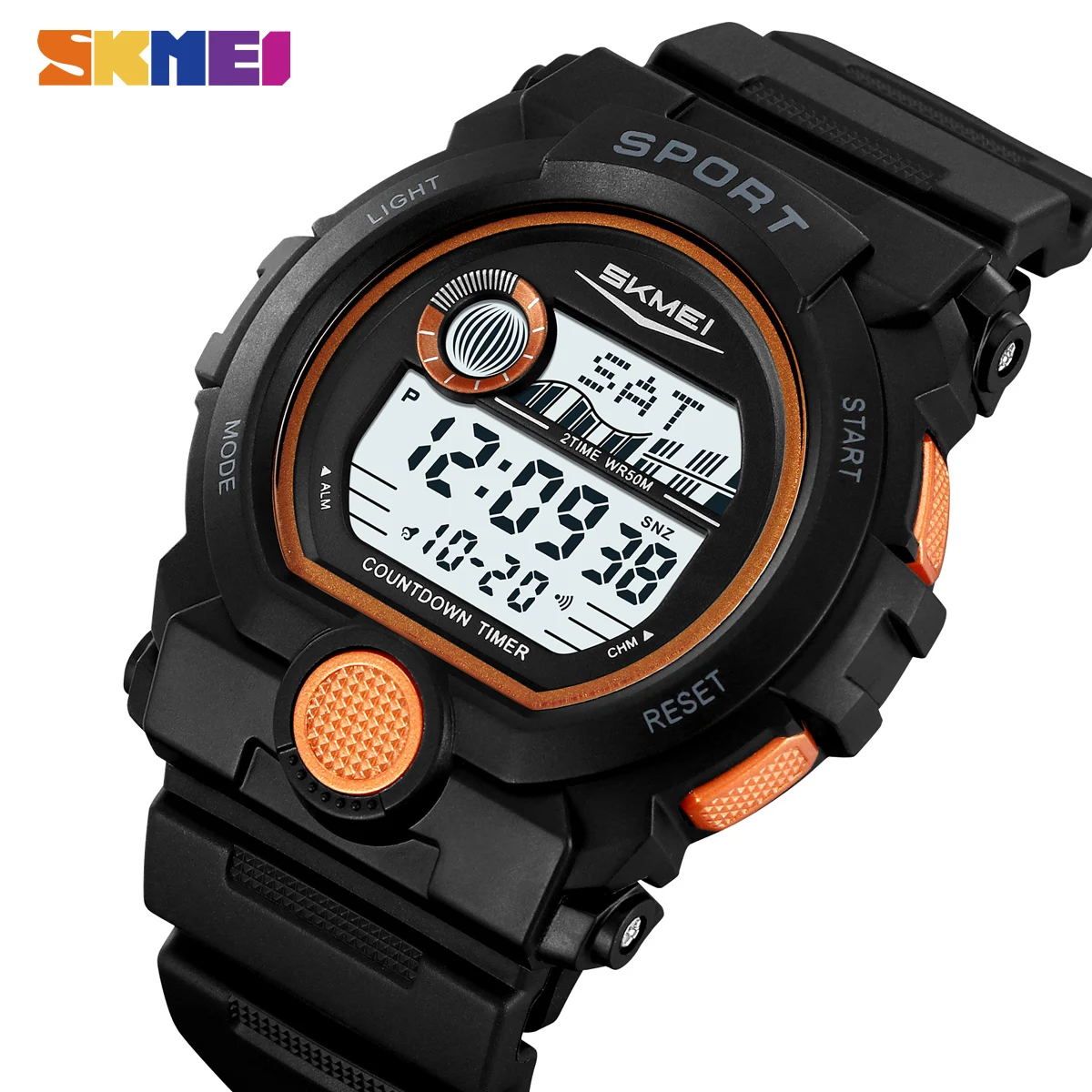 SKMEI Time Digital Sports Electronic Watch For Men Women Student 50Bar Waterproof Outdoor Chrono Wristwatches Clock Reloj Hombre
SKMEI Time Digital Sports Electronic Watch For Men Women Student 50Bar Waterproof Outdoor Chrono Wristwatches Clock Reloj Hombre