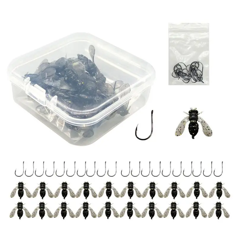 Bass Fly Fishing Lures 20PCS Fly Fishing Bait With Hook Fish Attractant Fly Fishing Bait Fly Fishing Fly Assortment Bait Fishing
Bass Fly Fishing Lures 20PCS Fly Fishing Bait With Hook Fish Attractant Fly Fishing Bait Fly Fishing Fly Assortment Bait Fishing