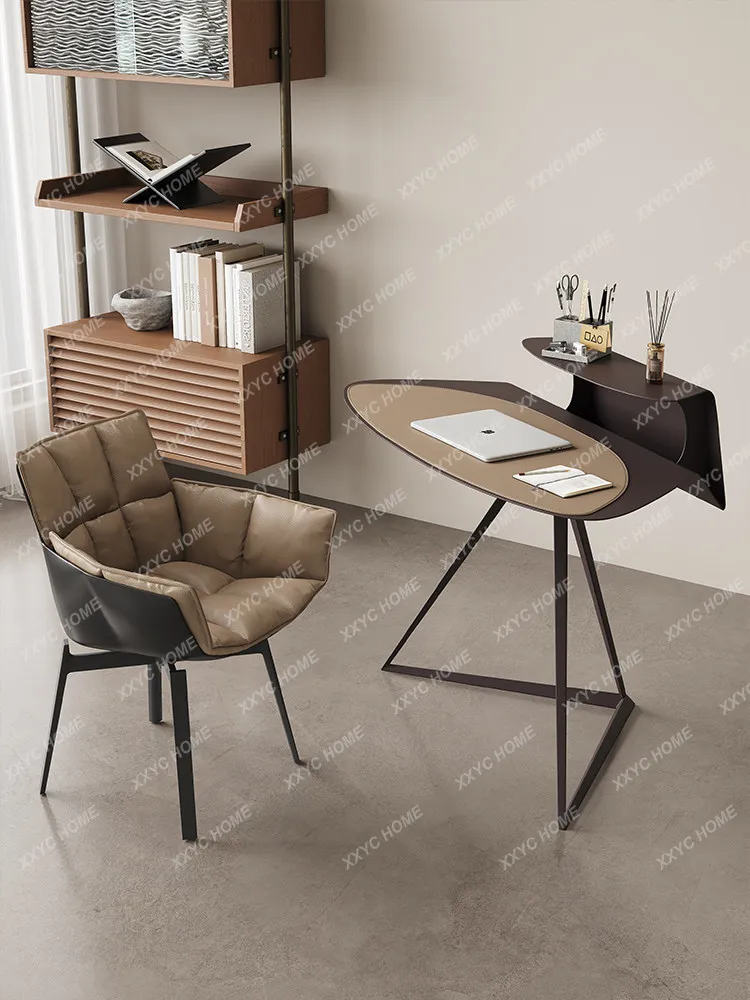 Desk saddle leather desk minimalist single computer desk
Desk saddle leather desk minimalist single computer desk