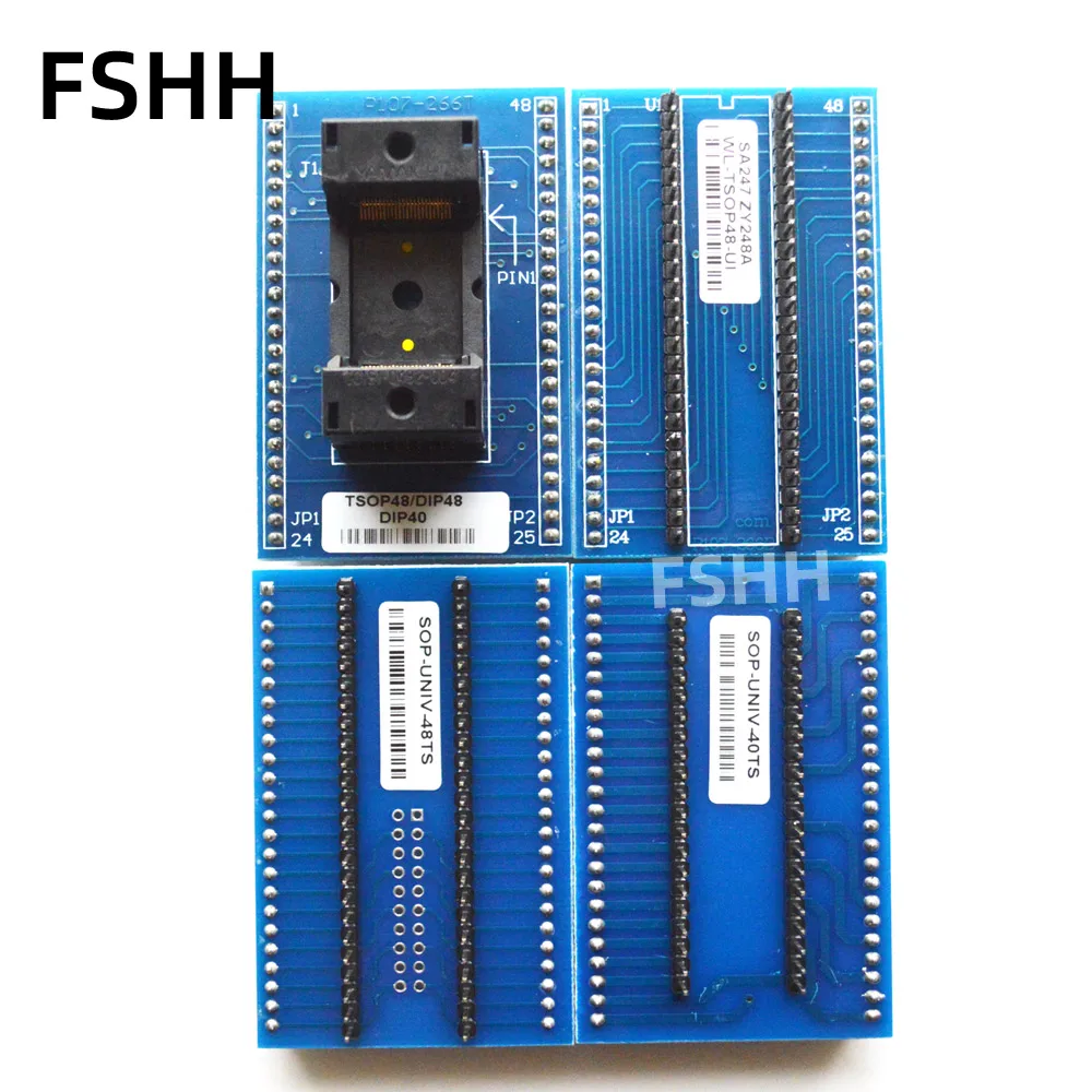 TSOP48 Adapter TSOP48 to DIP48 to DIP40 test socket SDP-UNIV-48TS/40TS/ZY248A/SA247/WL-TSOP48-U1 Programmer Adapter(3-in-1)
TSOP48 Adapter TSOP48 to DIP48 to DIP40 test socket SDP-UNIV-48TS/40TS/ZY248A/SA247/WL-TSOP48-U1 Programmer Adapter(3-in-1)