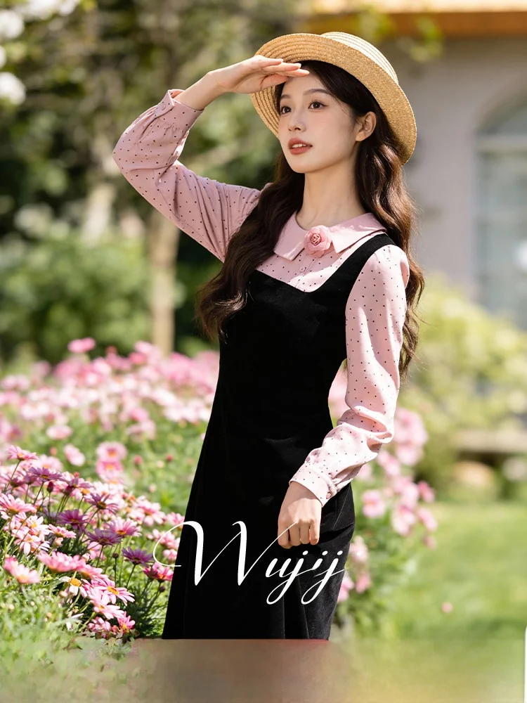 plus Size Long Sleeve Slimming Dress Vintage Style Casual Wear Polyester Fiber Winter New Arrival Maxi Dress Ladies Fashion
plus Size Long Sleeve Slimming Dress Vintage Style Casual Wear Polyester Fiber Winter New Arrival Maxi Dress Ladies Fashion