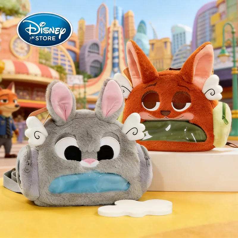 Плюшевый рюкзак Disney Zootopia с Джуди Хоппс и Ником Уилдом — милый рюкзак-сумка через плечо с 3D-ушками и прозрачным карманом
Плюшевый рюкзак Disney Zootopia с Джуди Хоппс и Ником Уилдом — милый рюкзак-сумка через плечо с 3D-ушками и прозрачным карманом 