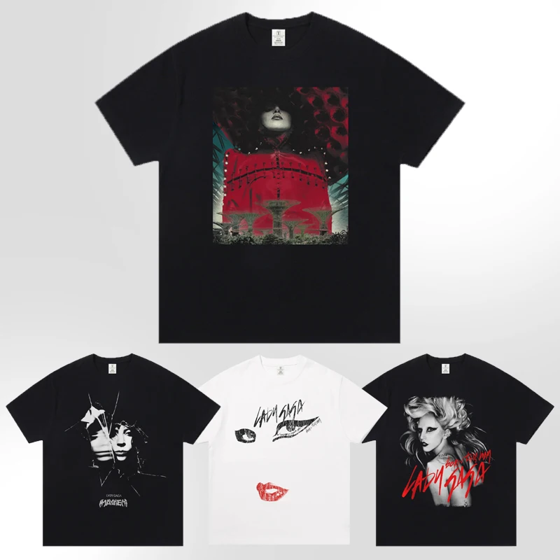 2025 Lady Gaga Concert Mayhem Support Clothing Short Sleeve T-shirt Top Clothing Surrounding Fan Album
2025 Lady Gaga Concert Mayhem Support Clothing Short Sleeve T-shirt Top Clothing Surrounding Fan Album