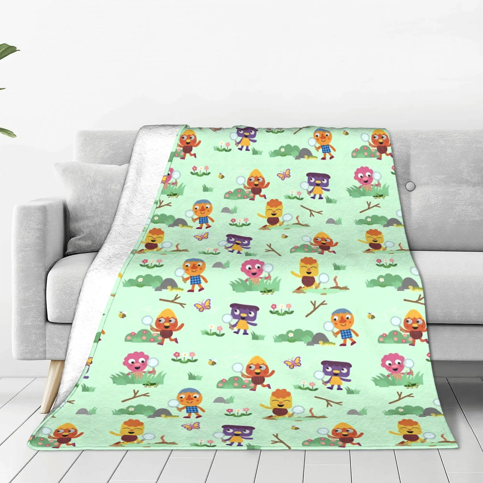 Noodle & Pals Micro Super Simple Blanket Nursery Rhymes Grass Flannel Novelty Soft Throw Blanket Covering Sofa All Season Couch
Noodle & Pals Micro Super Simple Blanket Nursery Rhymes Grass Flannel Novelty Soft Throw Blanket Covering Sofa All Season Couch