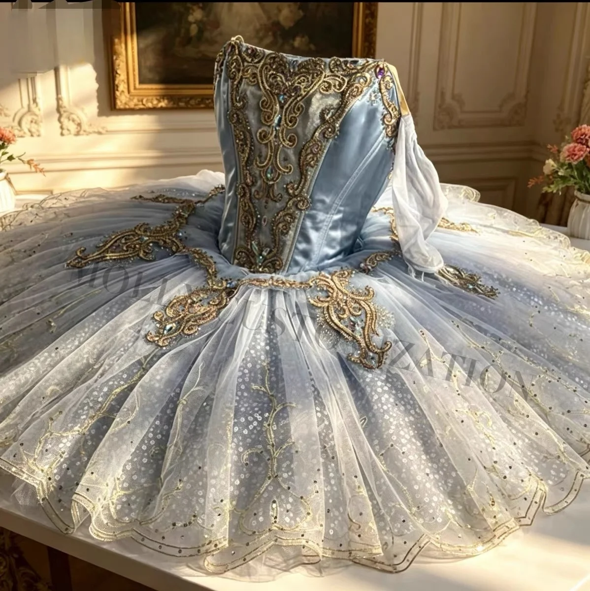 Professionally customized Bluebird Silver Fairy Sleeping Beauty ballet competition performance TUTU skirt for adults and child
Professionally customized Bluebird Silver Fairy Sleeping Beauty ballet competition performance TUTU skirt for adults and child
