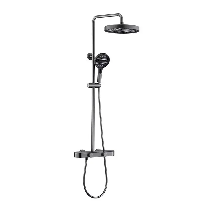 Grey Shower System Set Bathroom Showers Faucet Set 3-way Rainfall Shower Set Hotel Apartment Bathtub Booster Shower
Grey Shower System Set Bathroom Showers Faucet Set 3-way Rainfall Shower Set Hotel Apartment Bathtub Booster Shower